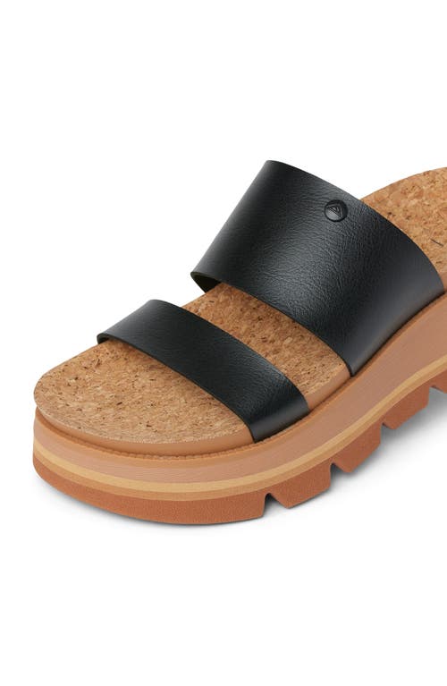 Reef Vista Luxe Siaa Platform Wedge Slide Sandal