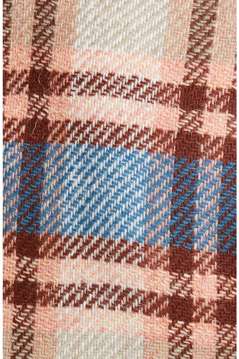 Plaid Wool Blazer, Alternate, color, APRICOT PLAID