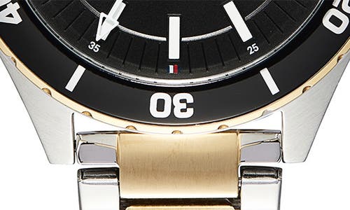 Tommy Hilfiger Logan Two-tone Bracelet Watch, 43mm In Gold