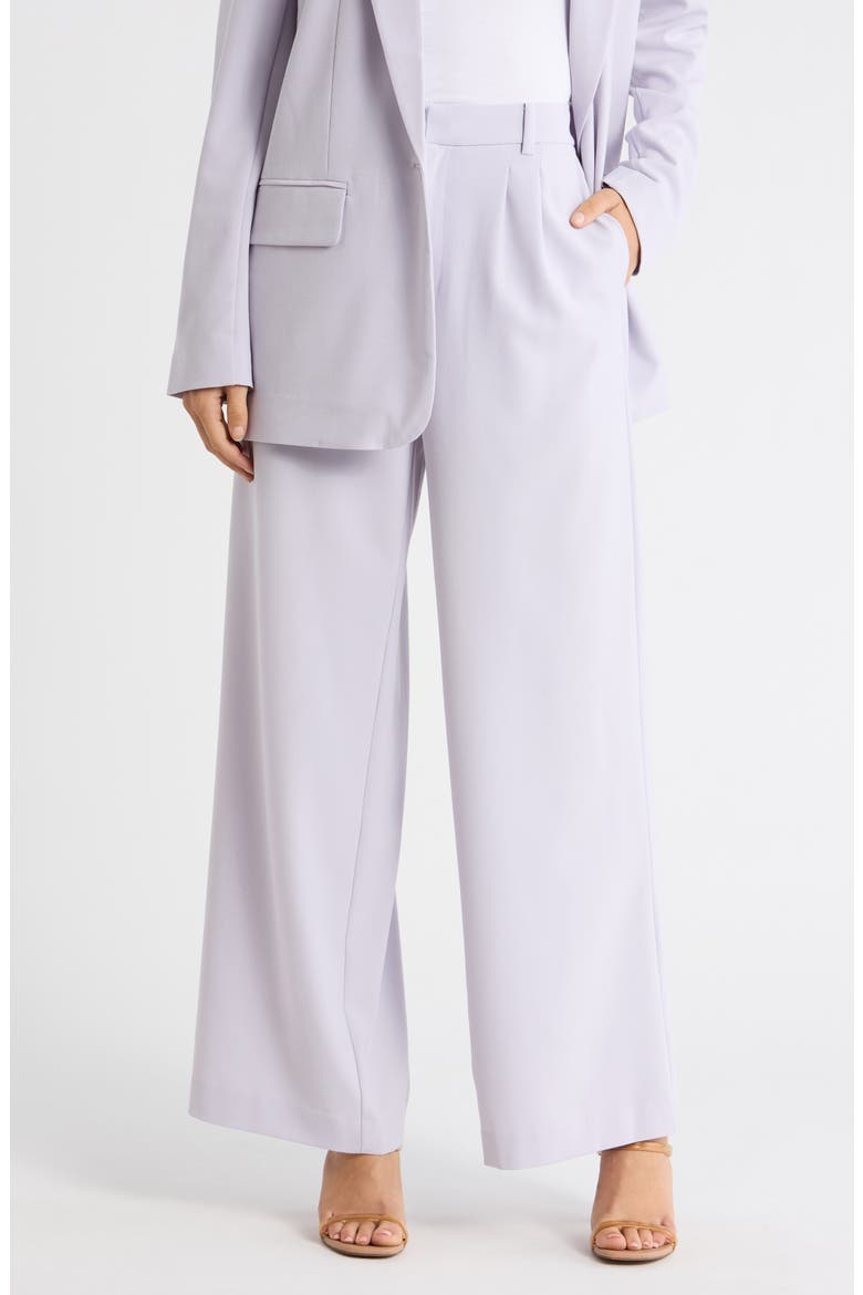 Wide Leg Pants, Main, color, PURPLE EVENING