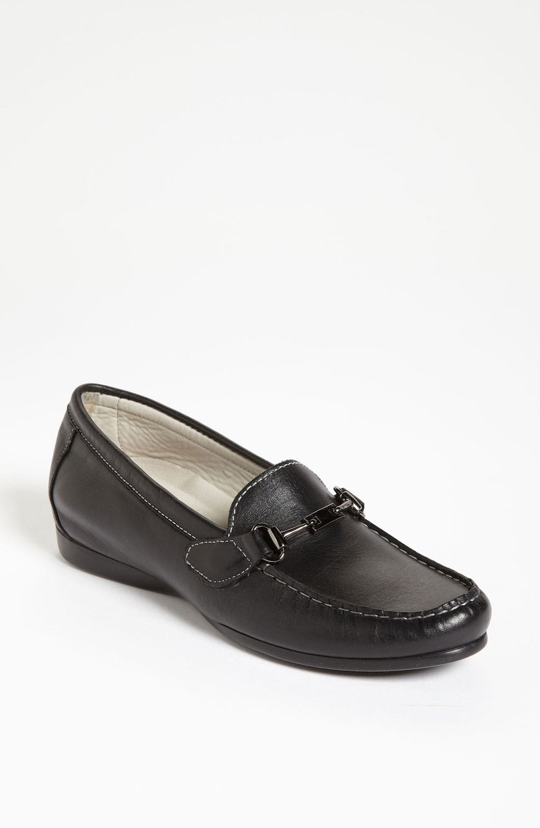 'Kimi' Loafer, Main, color, BLACK LEATHER