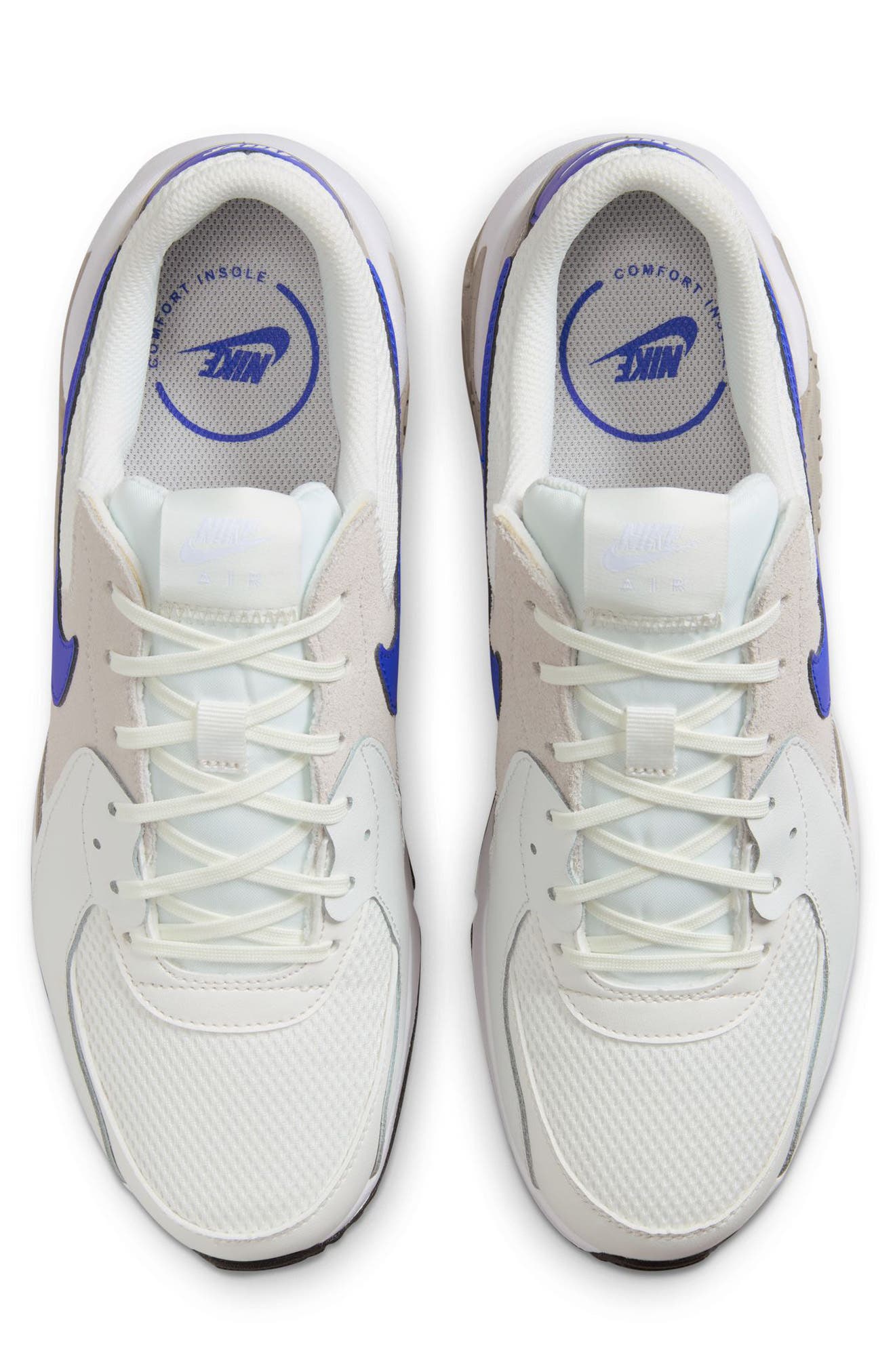 Air Max Excee Sneaker, Alternate, color, WHITE/ RACER BLUE/ VAST GREY