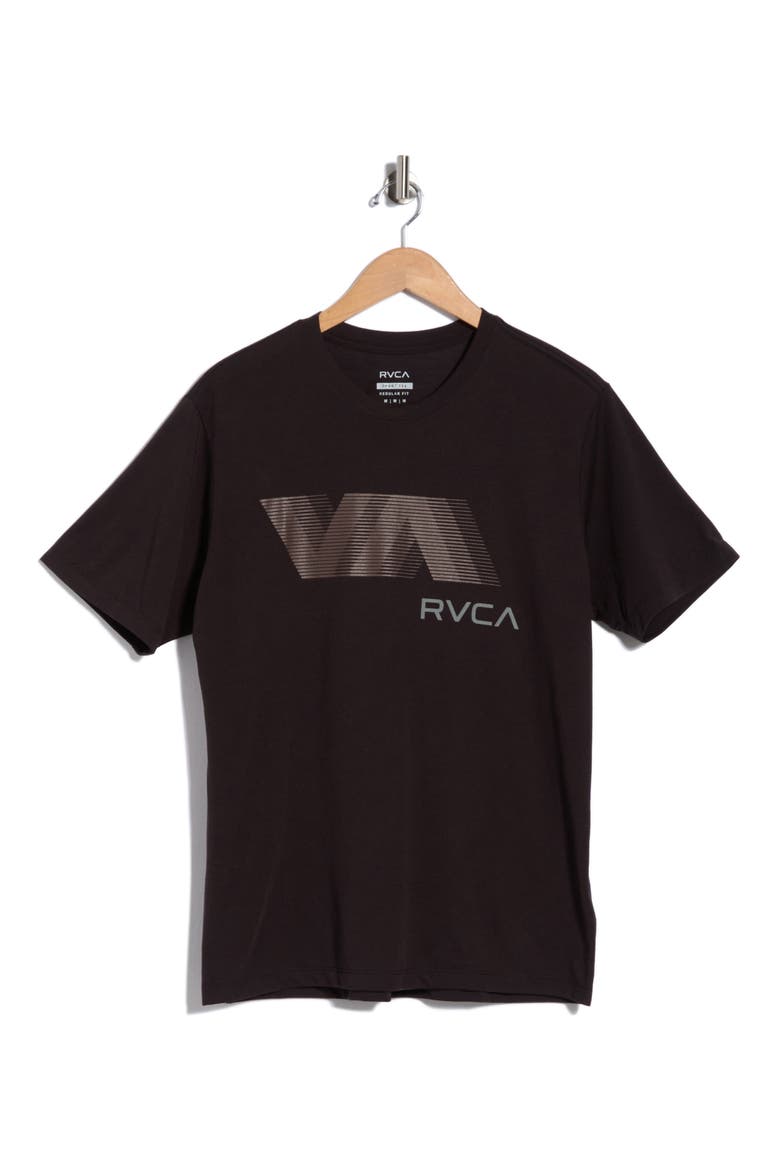 VA Blur Performance Graphic T-Shirt, Alternate, color, BLACK