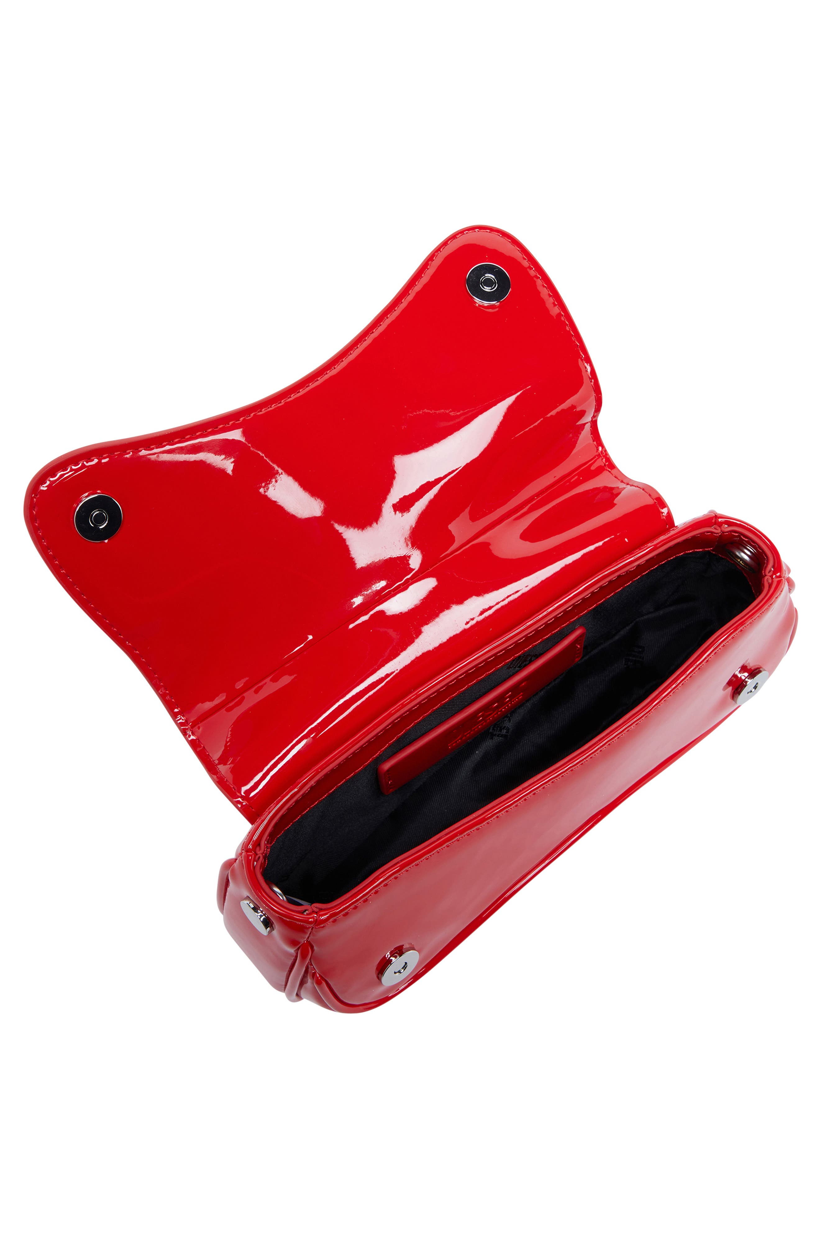 DIESEL<sup>®</sup> Small Play Patent Crossbody Bag, Alternate, color, Red