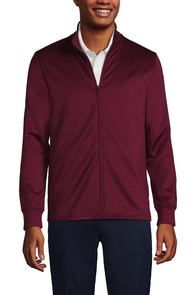 Active Performance Full Zip Jacket, Main, color, Burgundy