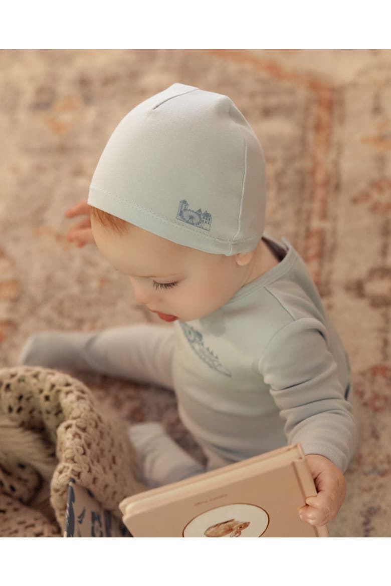Merry Skyline Cotton Beanie, Alternate, color, Baby Blue