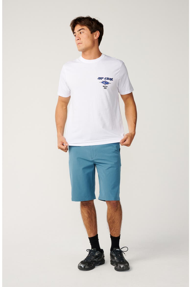 Boardwalk Phase Shorts, Alternate, color, BLUE ROCK