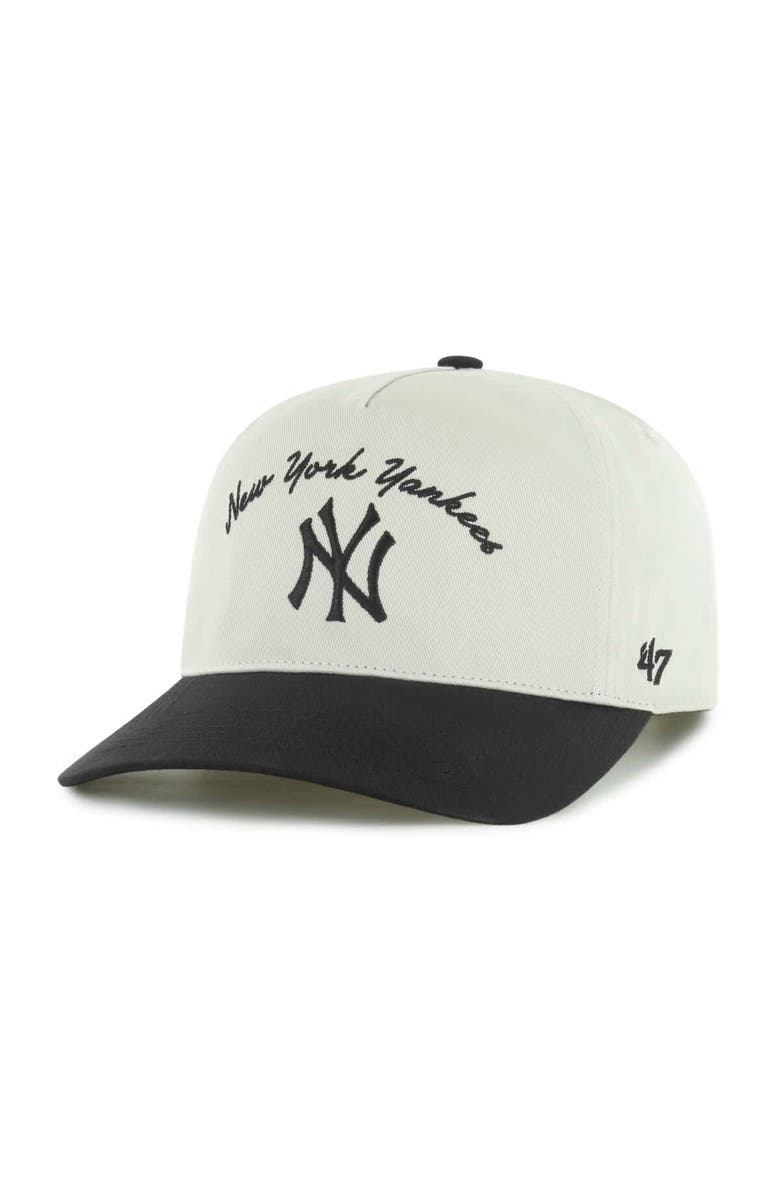 '47 Men's '47 Cream New York Yankees Stable Hitch Adjustable Hat, Main, color, 
