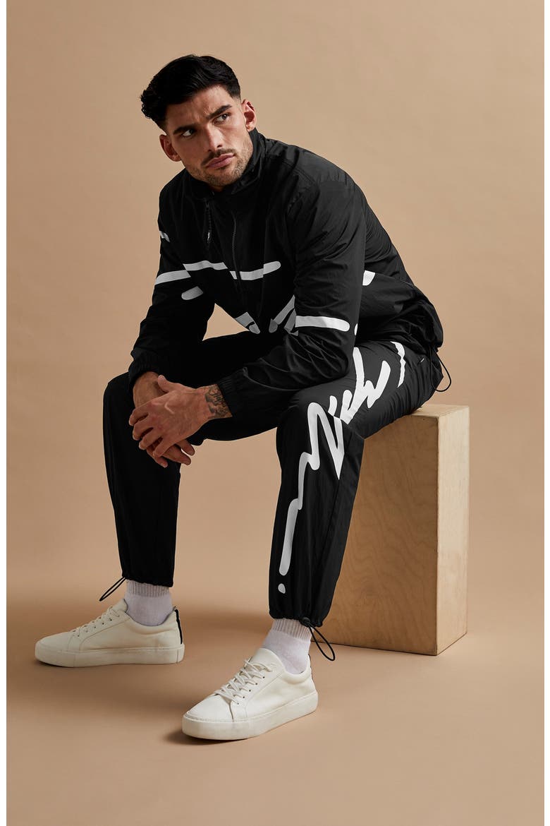 Signature Track Joggers, Alternate, color, BLACK