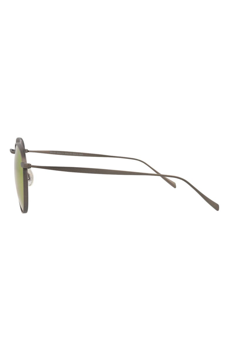 Maui Jim 51mm Polarized Gradient Round Sunglasses, Alternate, color, Grey Grey Sunrise