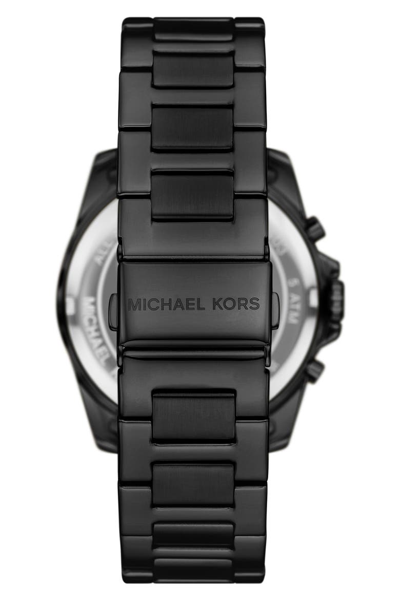 Alek Chronograph Watch, 44mm, Alternate, color, BLACK