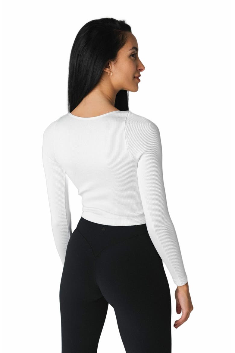 Synergy V Long Sleeve, Alternate, color, Snow