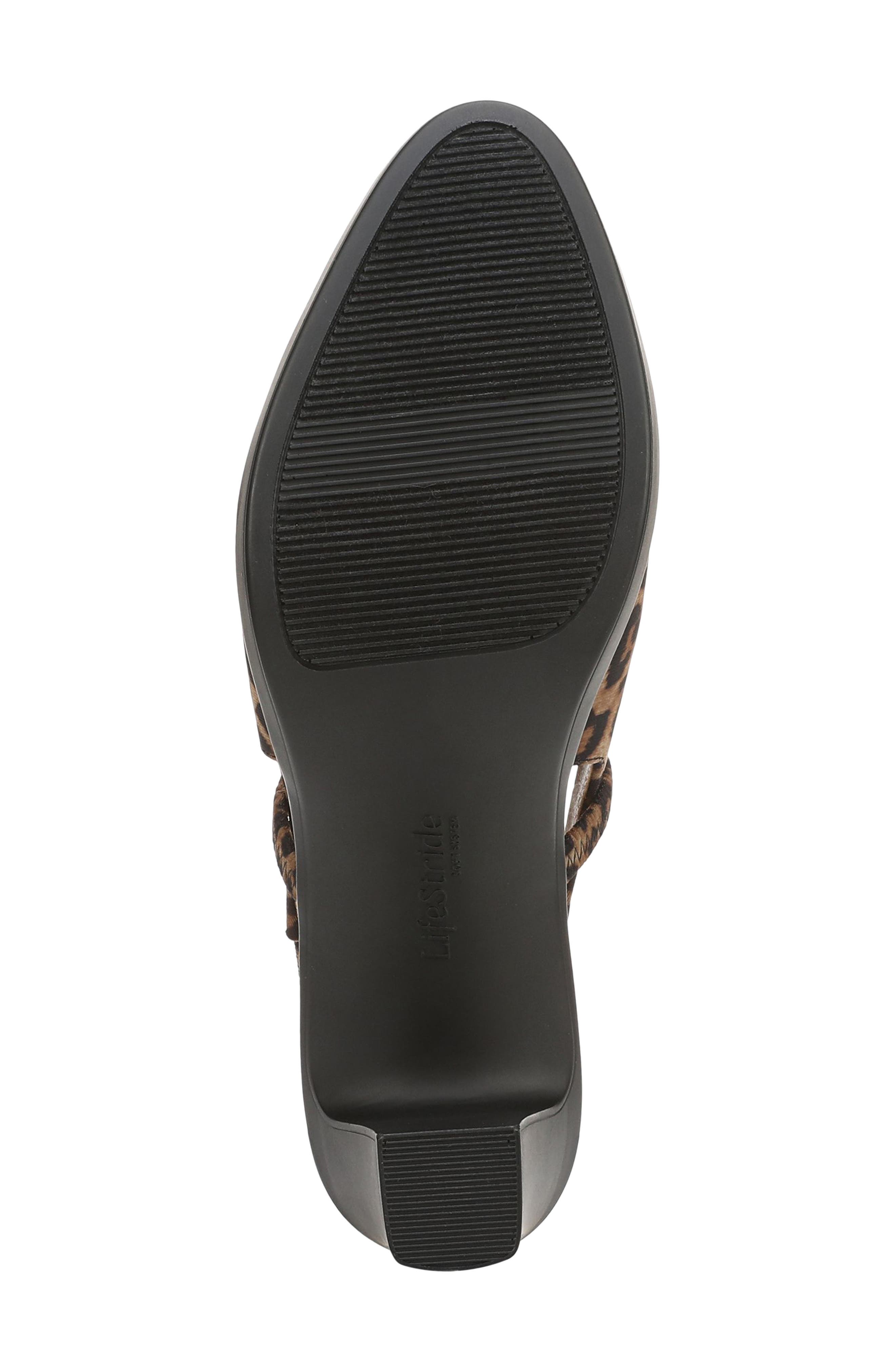 LifeStride Evoke Slingback Mary Jane Platform Pump, Alternate, color, Brown Multi