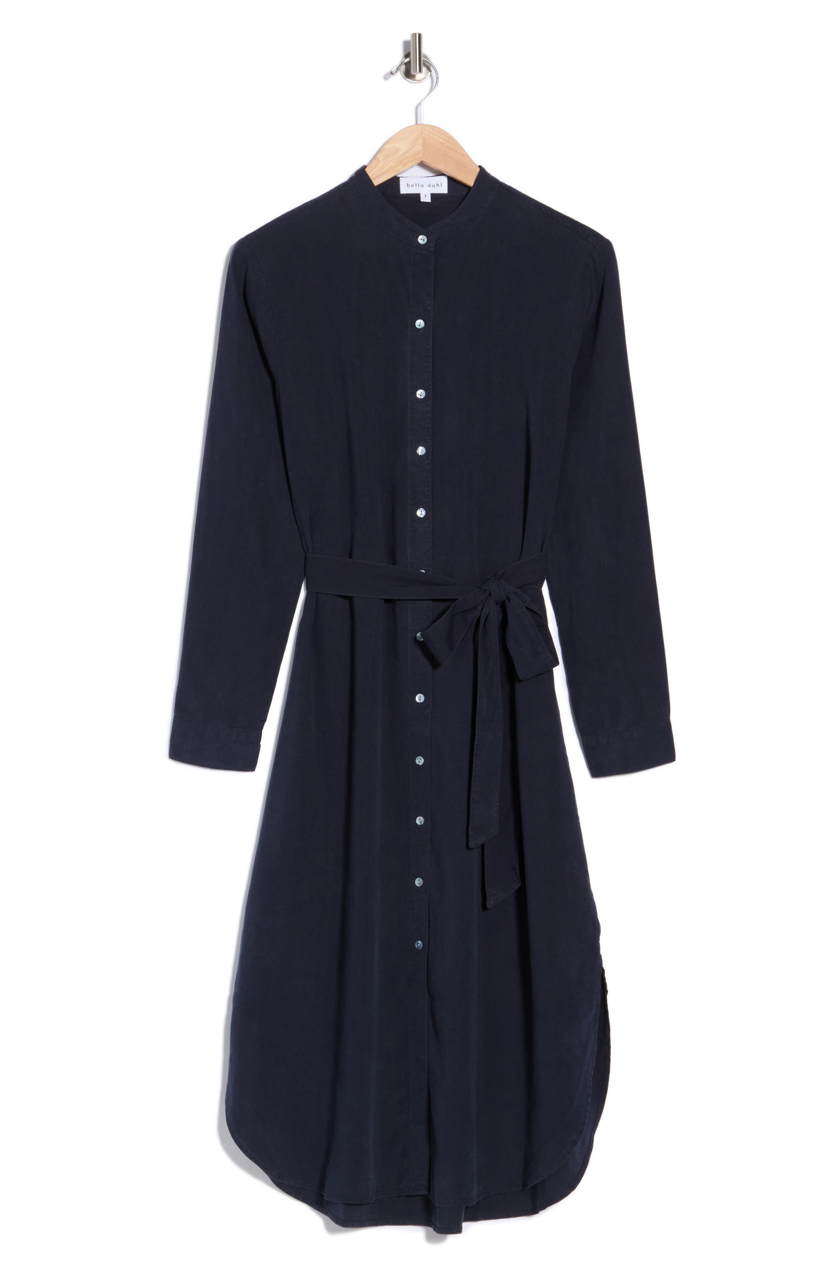 Flowy Hem Maxi Shirtdress