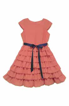 JOE-ELLA Kids' Tiered Formal Dress