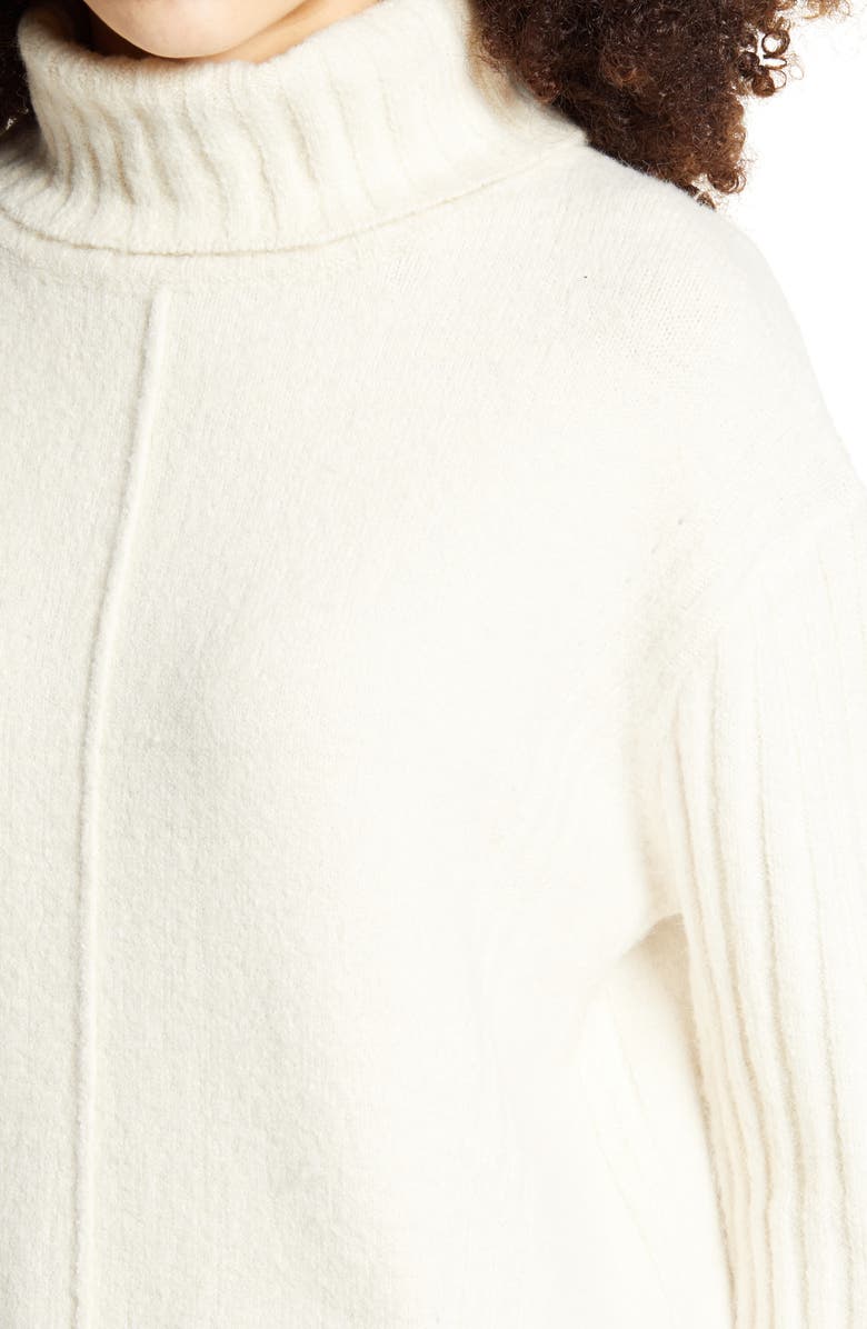 All in Favor Ribbed Turtleneck Sweater, Alternate, color,