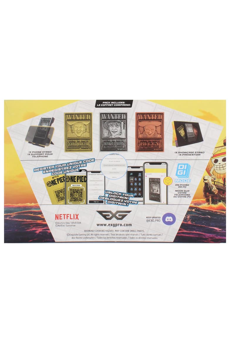 Digiplate Starter Pack One Piece, Wanted Posters, Alternate, color, Multicolored