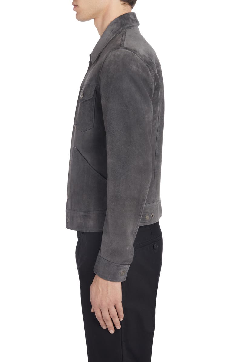 TOM FORD Brushed Suede Western Jacket, Alternate, color, 