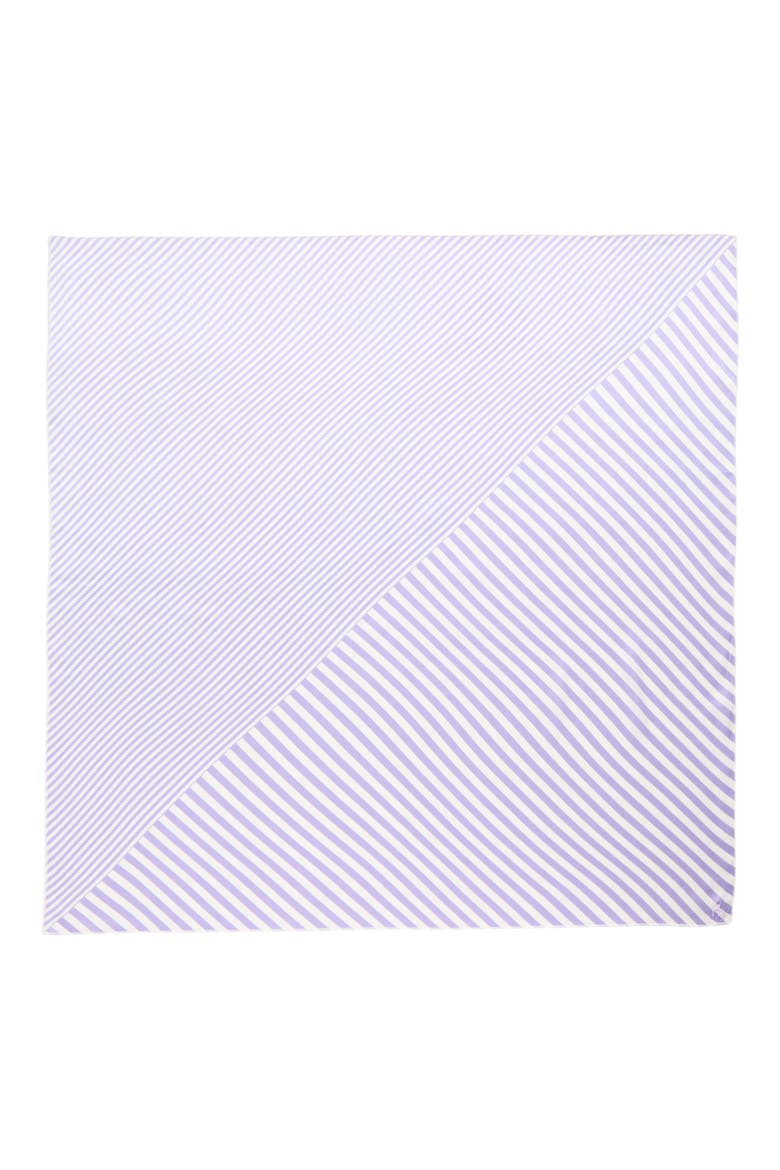 Gia Silk Square Scarf, Alternate, color, LILAC STRIPE