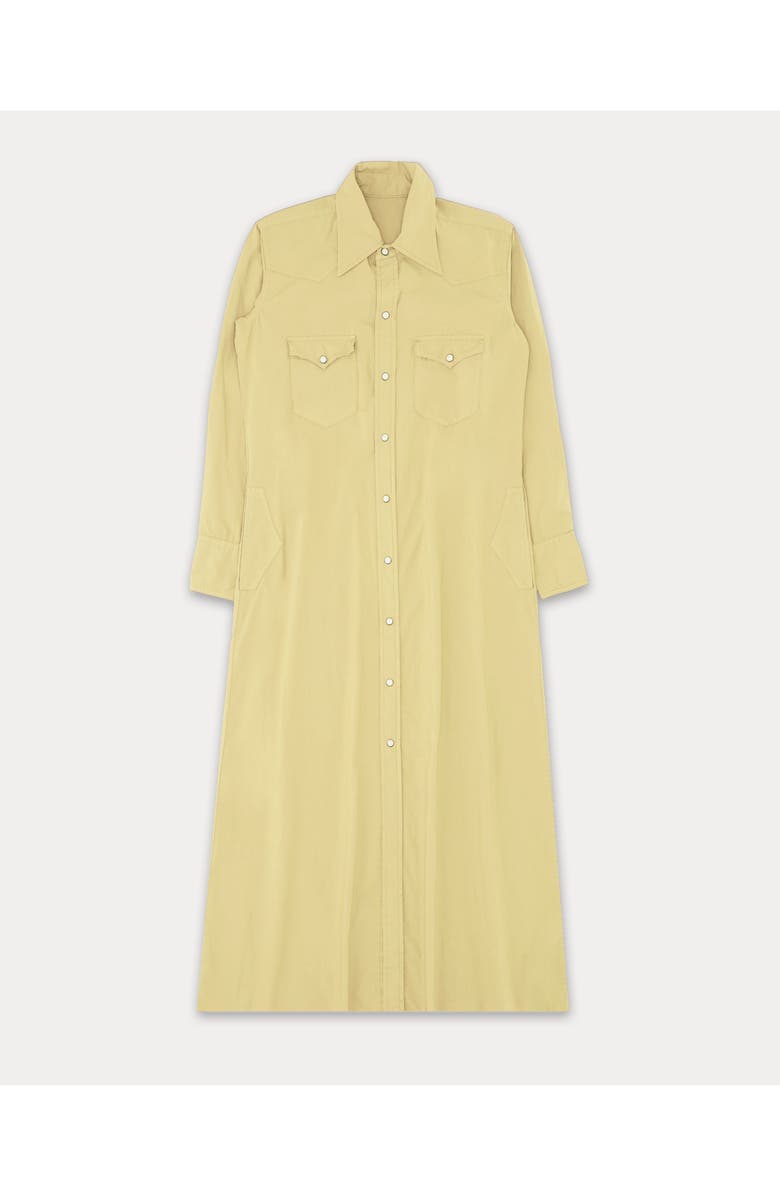 Fortela Arley Cotton Shirt Dress, Main, color, Cream
