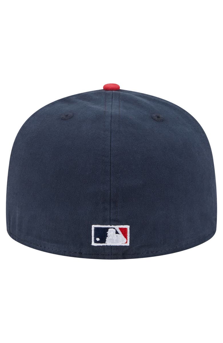 New Era Men's New Era  Navy Chicago White Sox Championship Side Flag A-Frame 59FIFTY Fitted Hat, Alternate, color, Navy