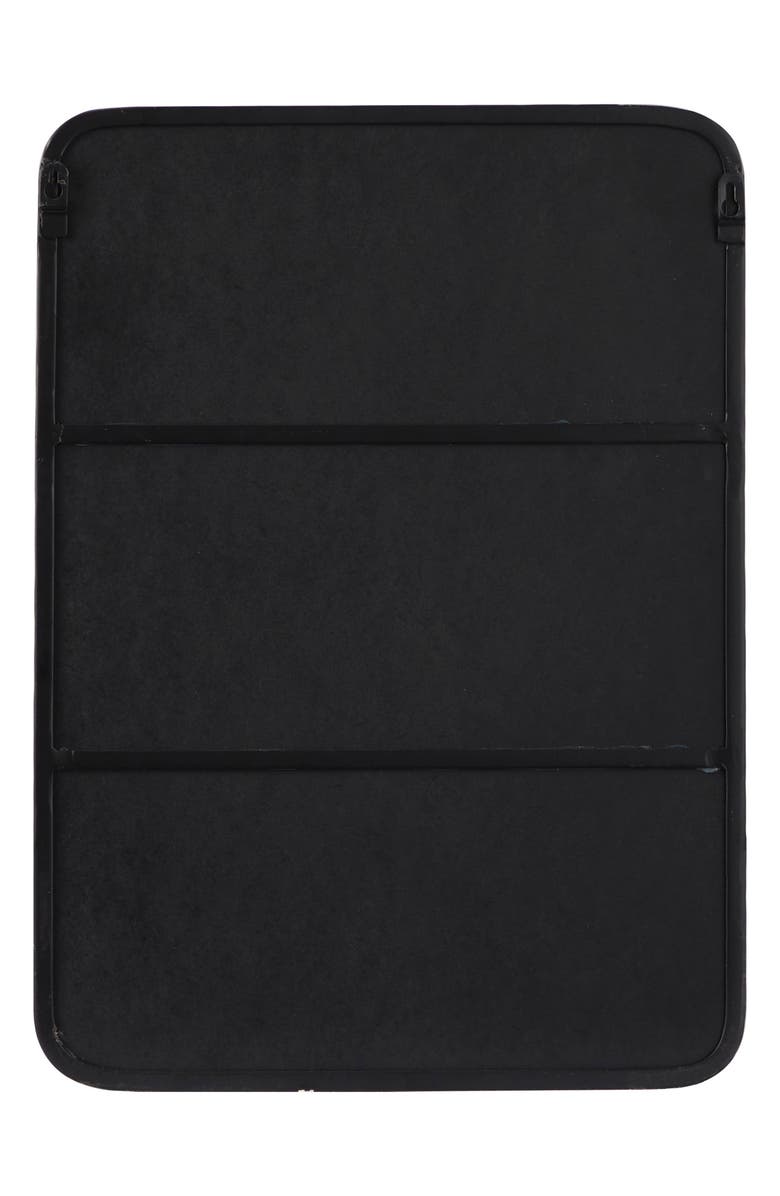 VIVIAN LUNE HOME Mirrored Wall Shelf, Alternate, color, Black