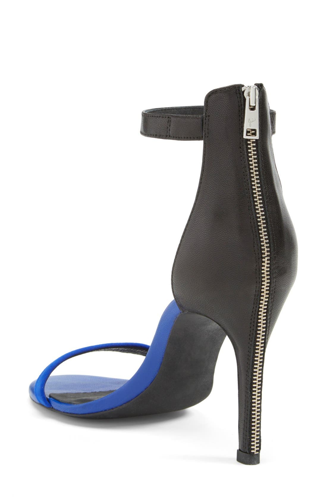 'Abbott' Ankle Strap Sandal (Nordstrom Exclusive), Alternate, color, DEEP INDIGO/ BLACK SUEDE