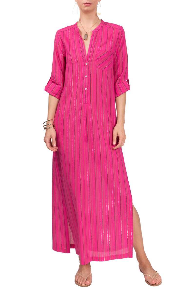 Everyday Ritual Tracey Cotton Caftan, Main, color,