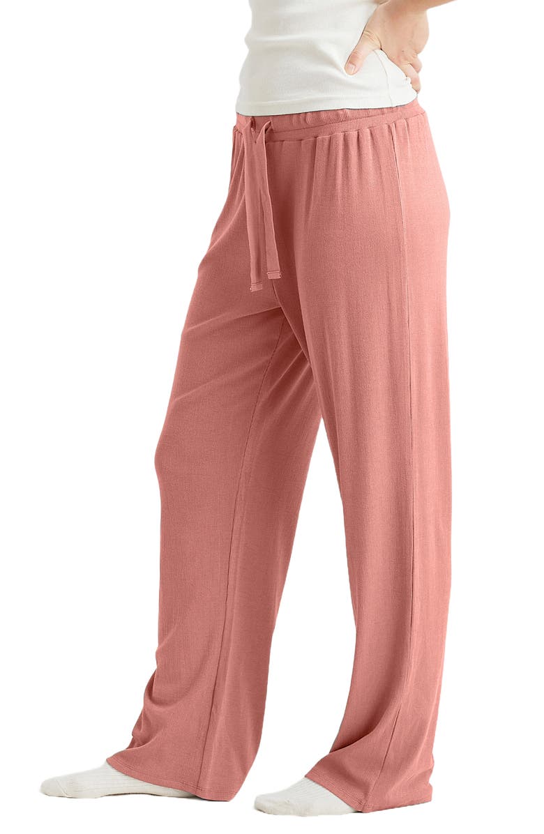 Papinelle Luxe Rib Pajama Pants, Alternate, color, 