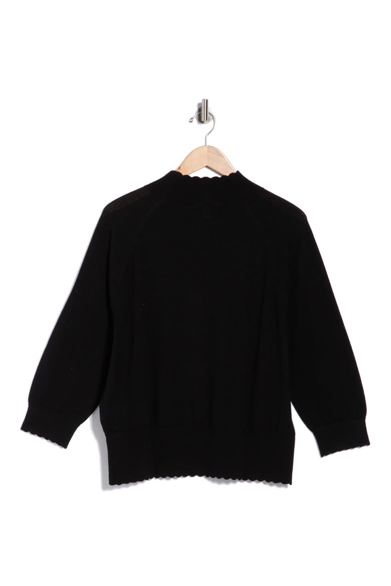 Betty Merino Wool Sweater, Alternate, color, BLACK