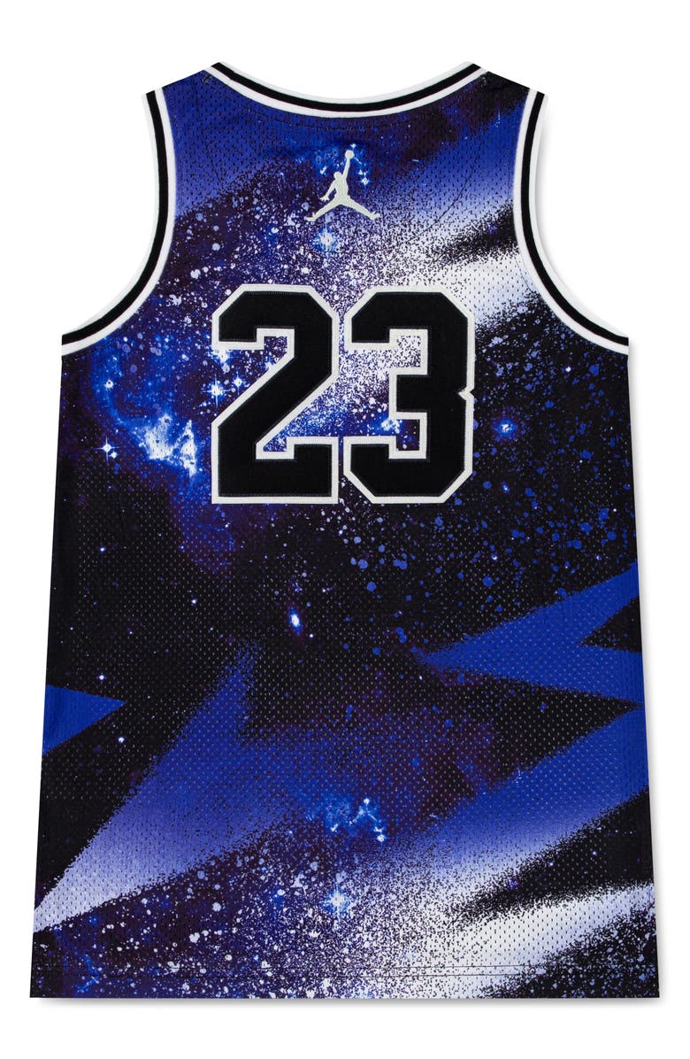 Jordan Kids' Jordan 23 Basketball Jersey, Alternate, color, Black/ Hyper Royal