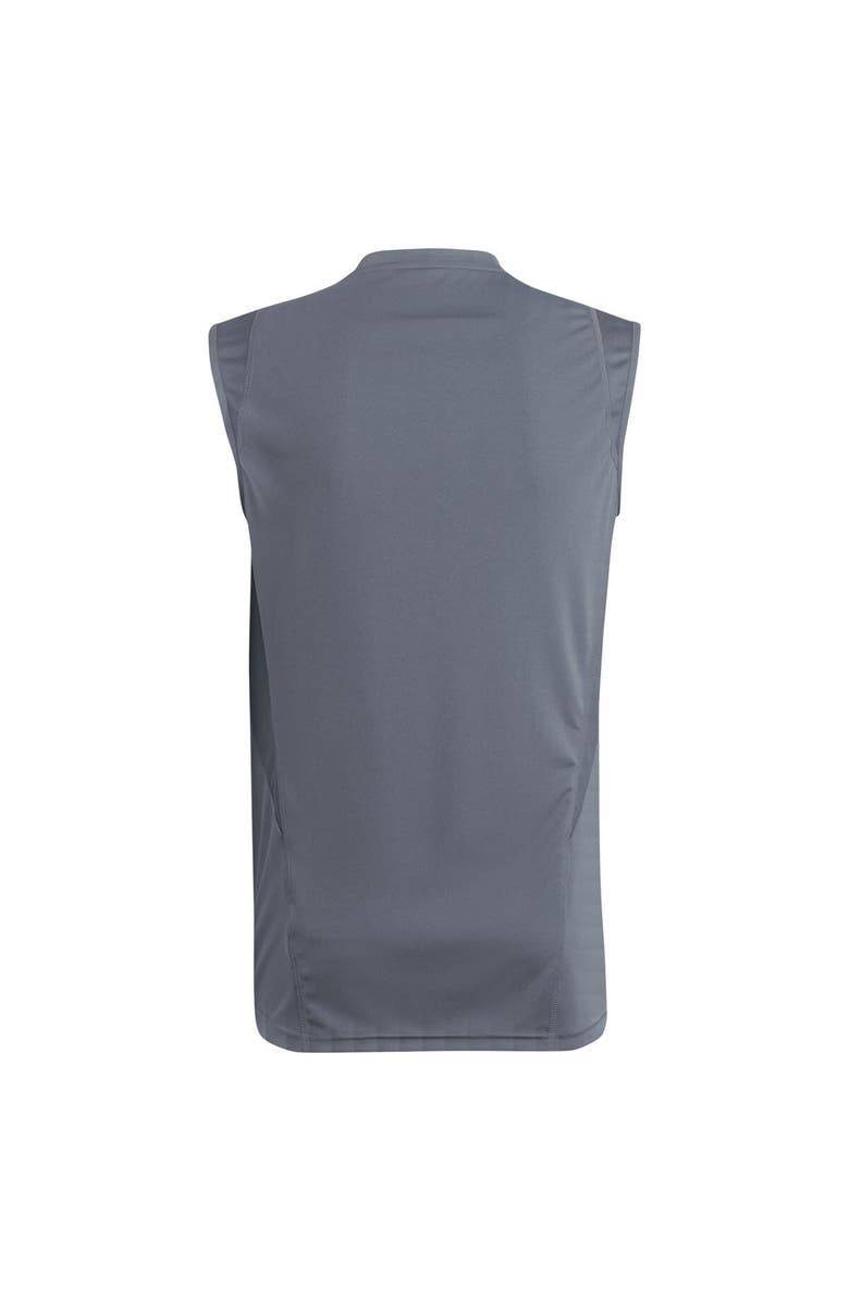 adidas Men's adidas Gray New York City FC 2024 Sleeveless Training Jersey, Alternate, color, 