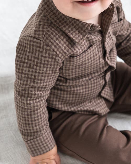 Kendi Berg Flannel Long Sleeve Collared Button Down Shirt In Multi