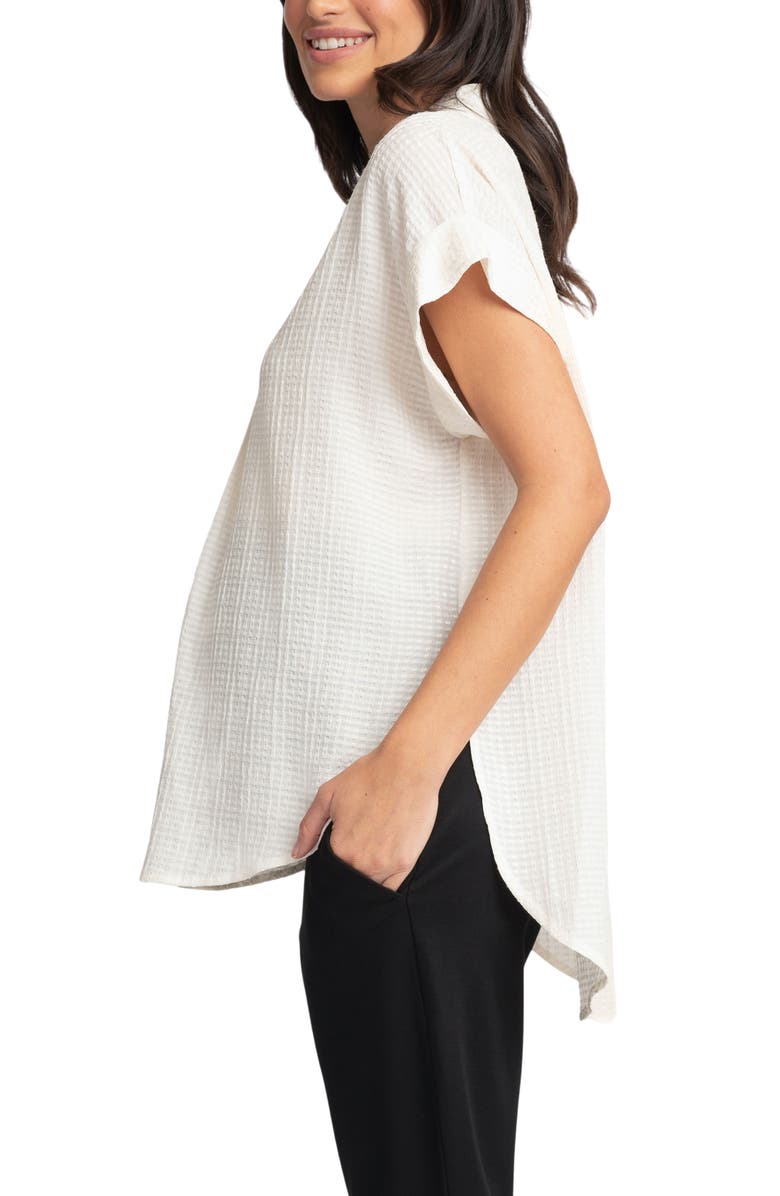 Seraphine Textured Knit Maternity Top, Alternate, color, 