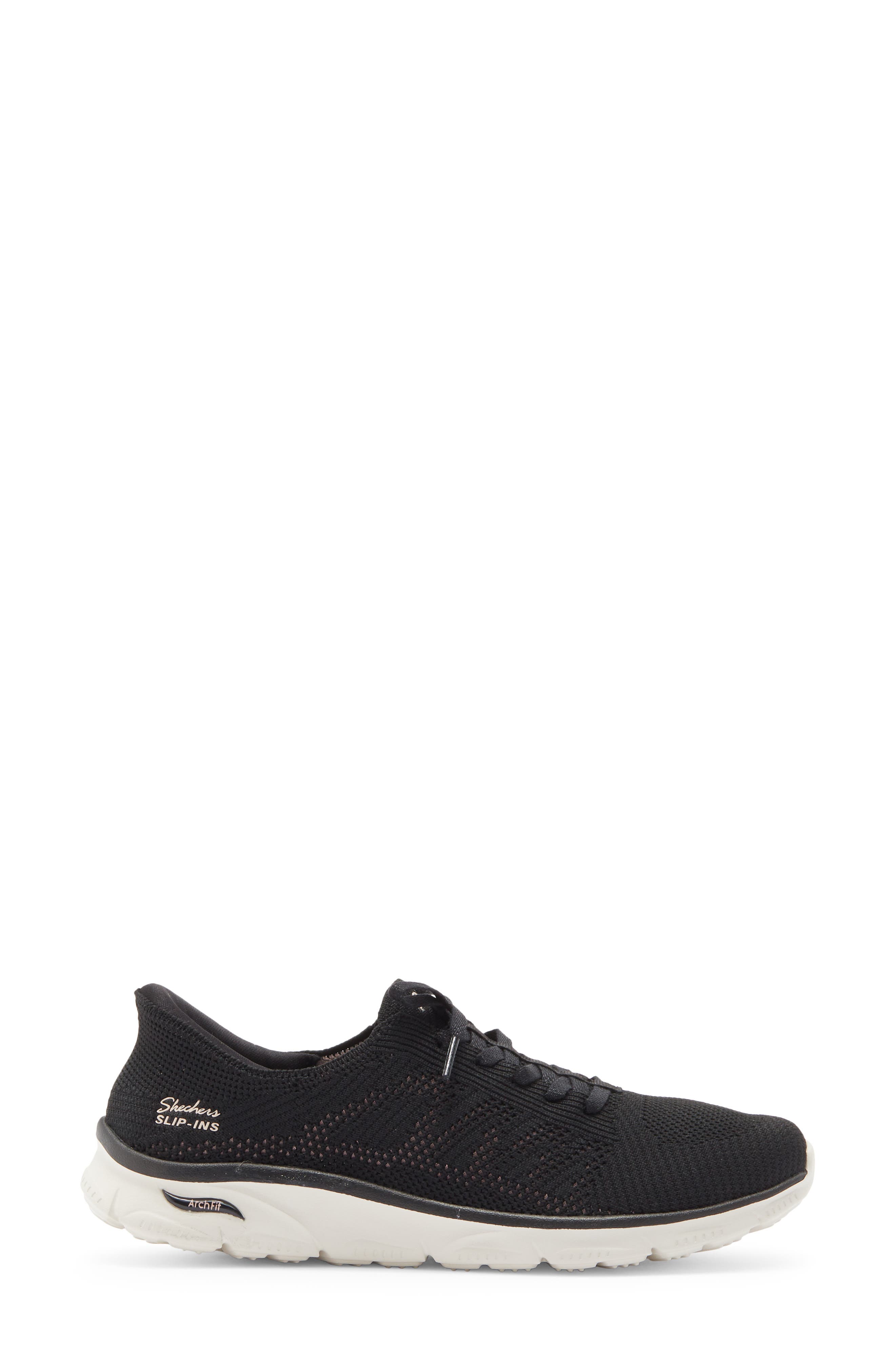 SKECHERS Slip-Ins<sup>®</sup>: Arch Fit<sup>®</sup> Sunny Sneaker, Alternate, color, Black