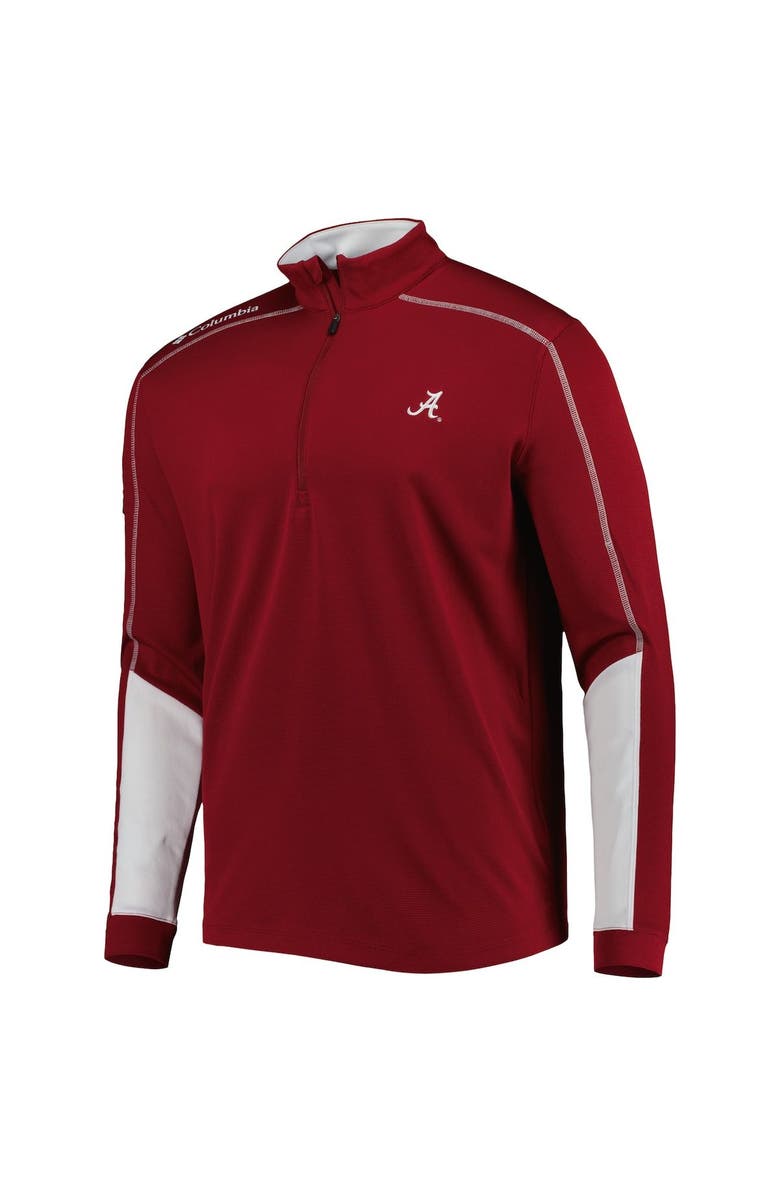 Columbia Men's Columbia Crimson Alabama Crimson Tide Shotgun 2.0 Omni-Wick Quarter-Zip Jacket, Alternate, color, Crimson