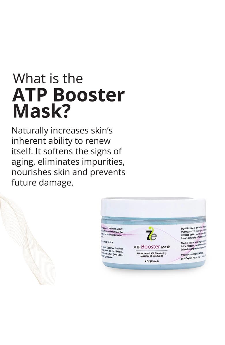 7e Wellness ATP Booster Gel Mask, Alternate, color, Transparent