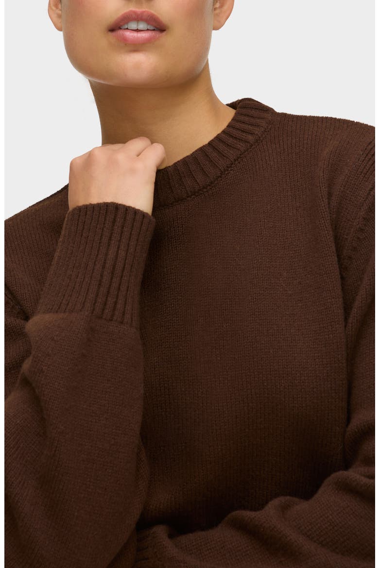 Dion Mock Neck Sweater, Alternate, color, CHOCOLATE