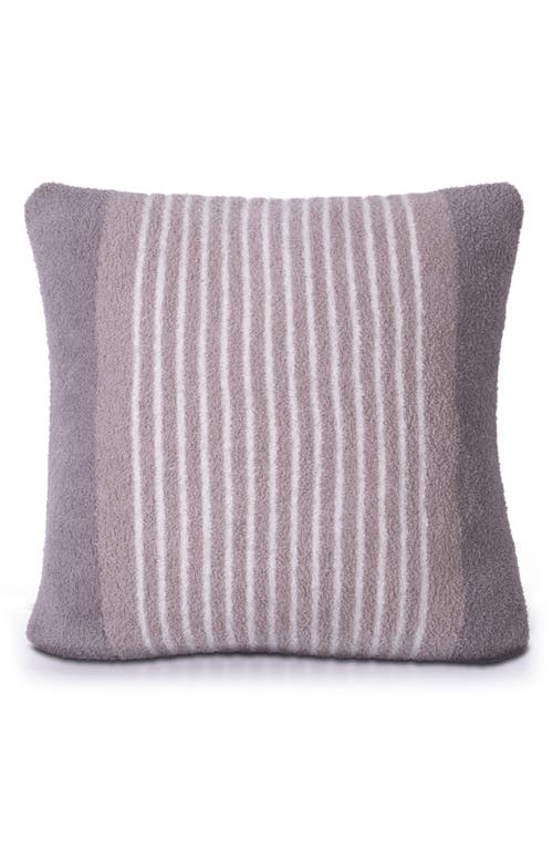 Barefoot Dreams Cozychic® Center Stripe Accent Pillow In Gray