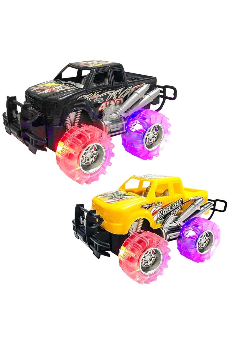 Light Up Monster Trucks 2 Pack, Alternate, color, Multicolored