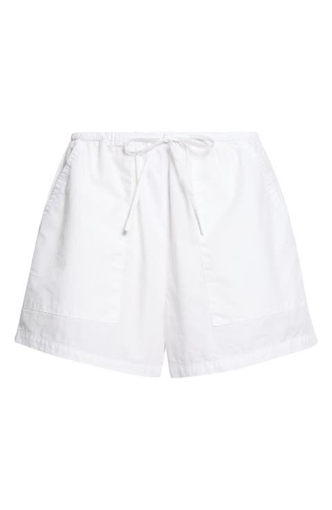 Kyoto Patch Pocket Cotton Drawstring Shorts