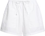 LESET Kyoto Patch Pocket Cotton Drawstring Shorts