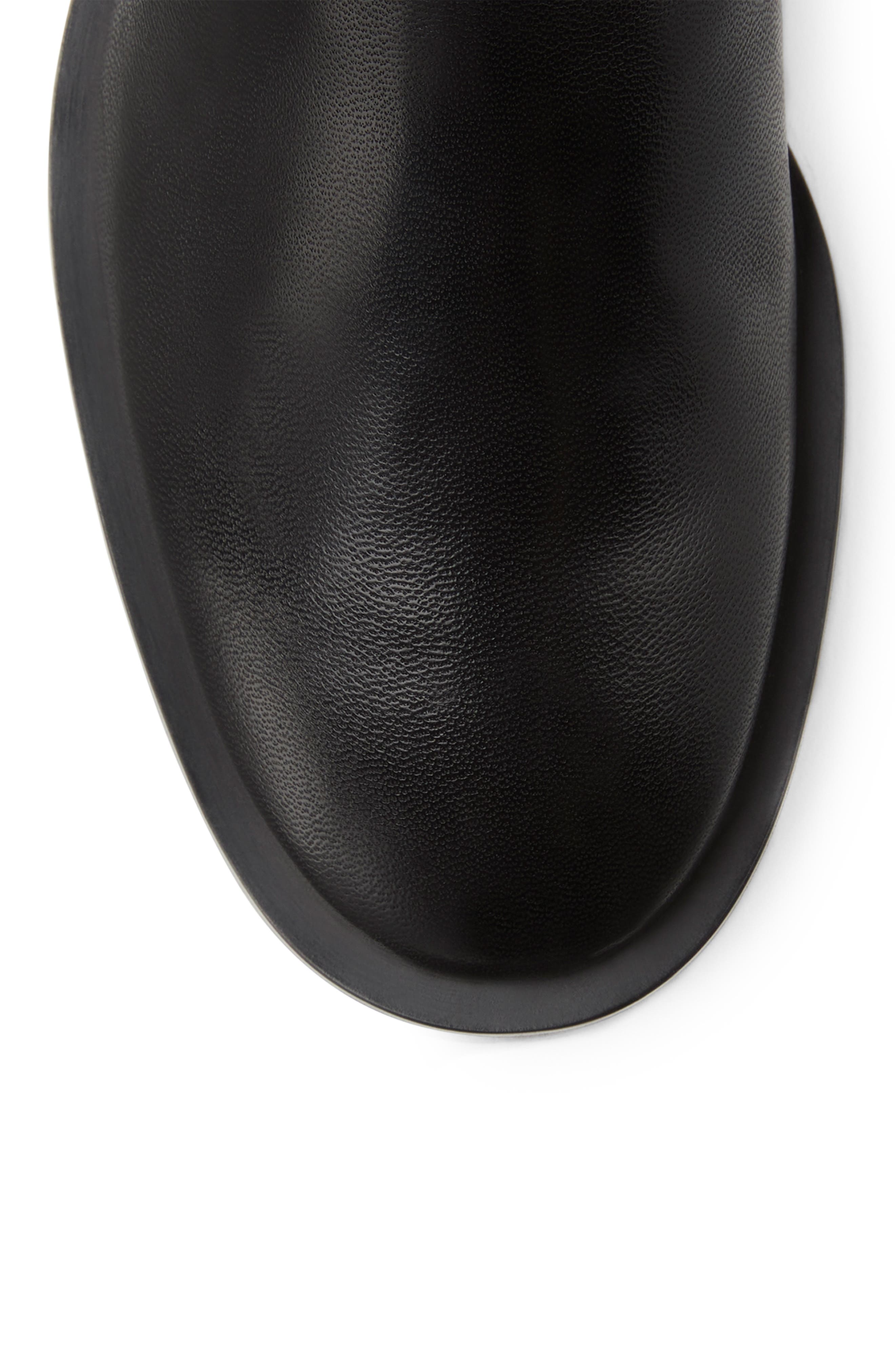 Stuart Weitzman 5050 Lug Sole Tall Boot, Alternate, color, Black