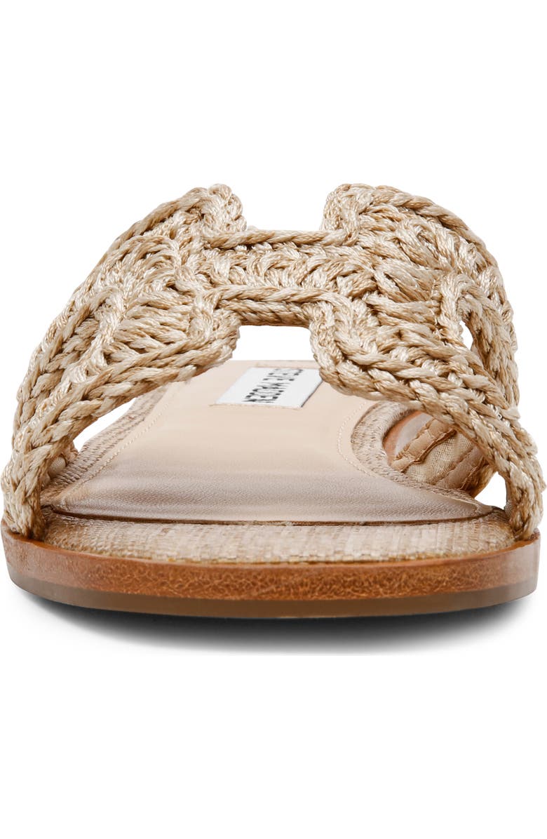 Steve Madden Hadyn Woven Strap Slide Sandal, Alternate, color, Raffia