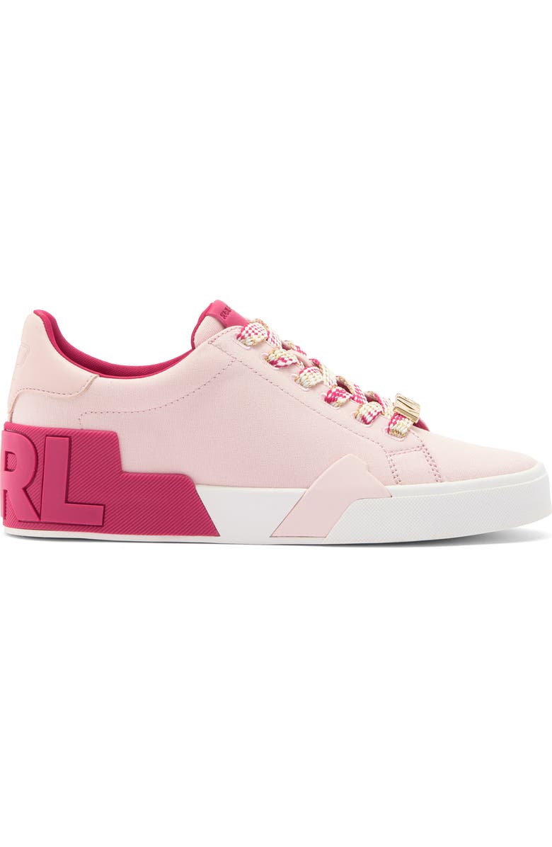 KARL LAGERFELD PARIS Melora Lace-Up Sneaker, Alternate, color, Light Blush