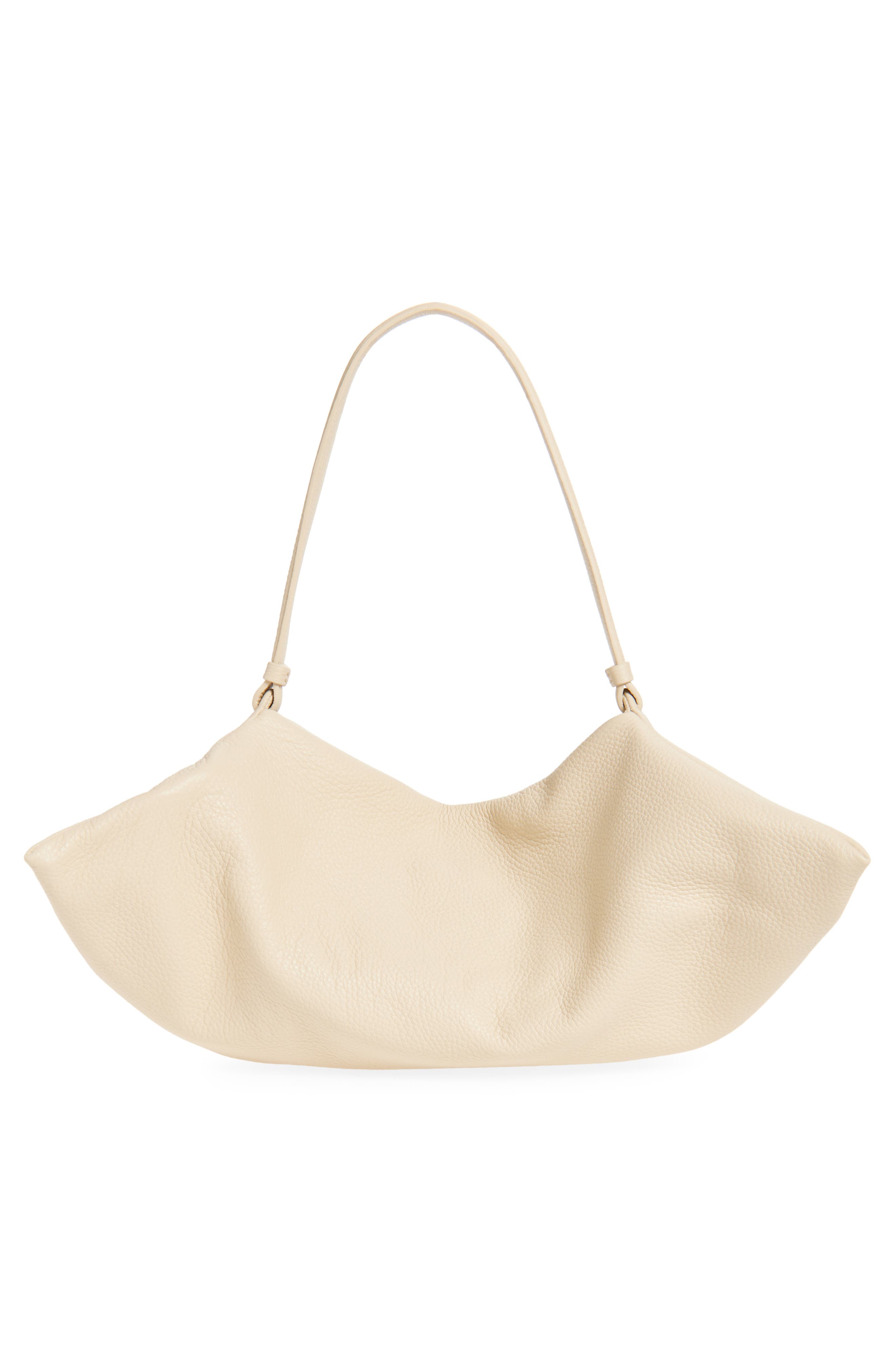 Altuzarra Origami Leather East/West Shoulder Bag, Alternate, color, Weizen