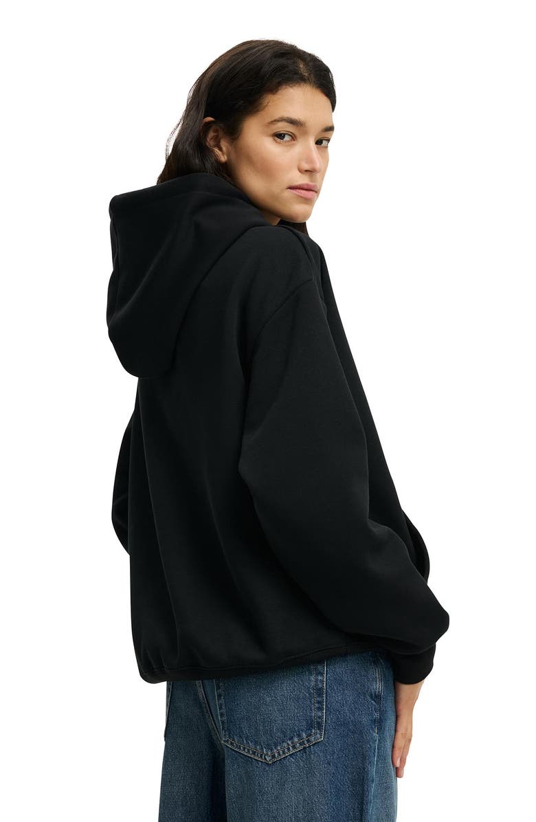 Cotton On Women's Premium Oversized Hoodie, Alternate, color, Black