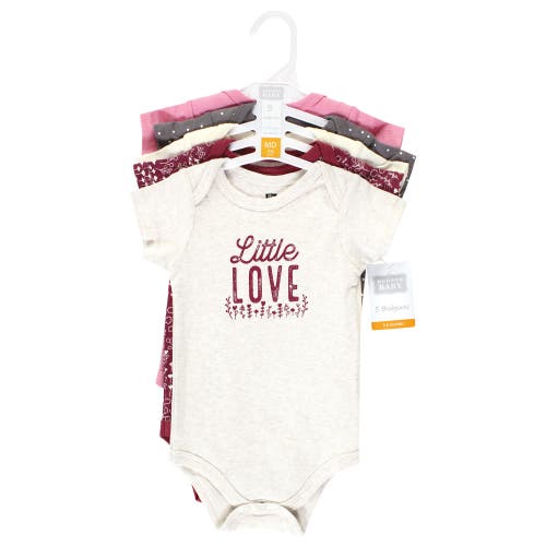 Hudson Baby Cotton Bodysuits 5-pack