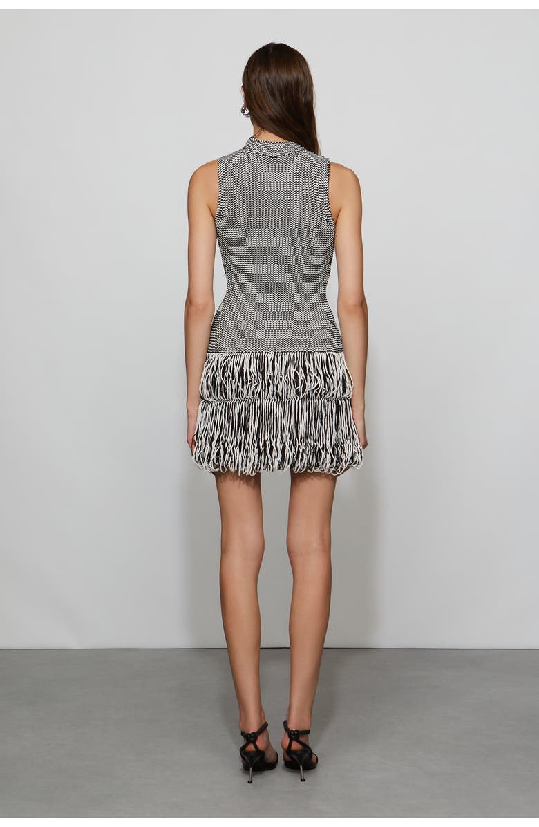 Et Ochs Pernille Knit Dress, Alternate, color, Black/Ivory