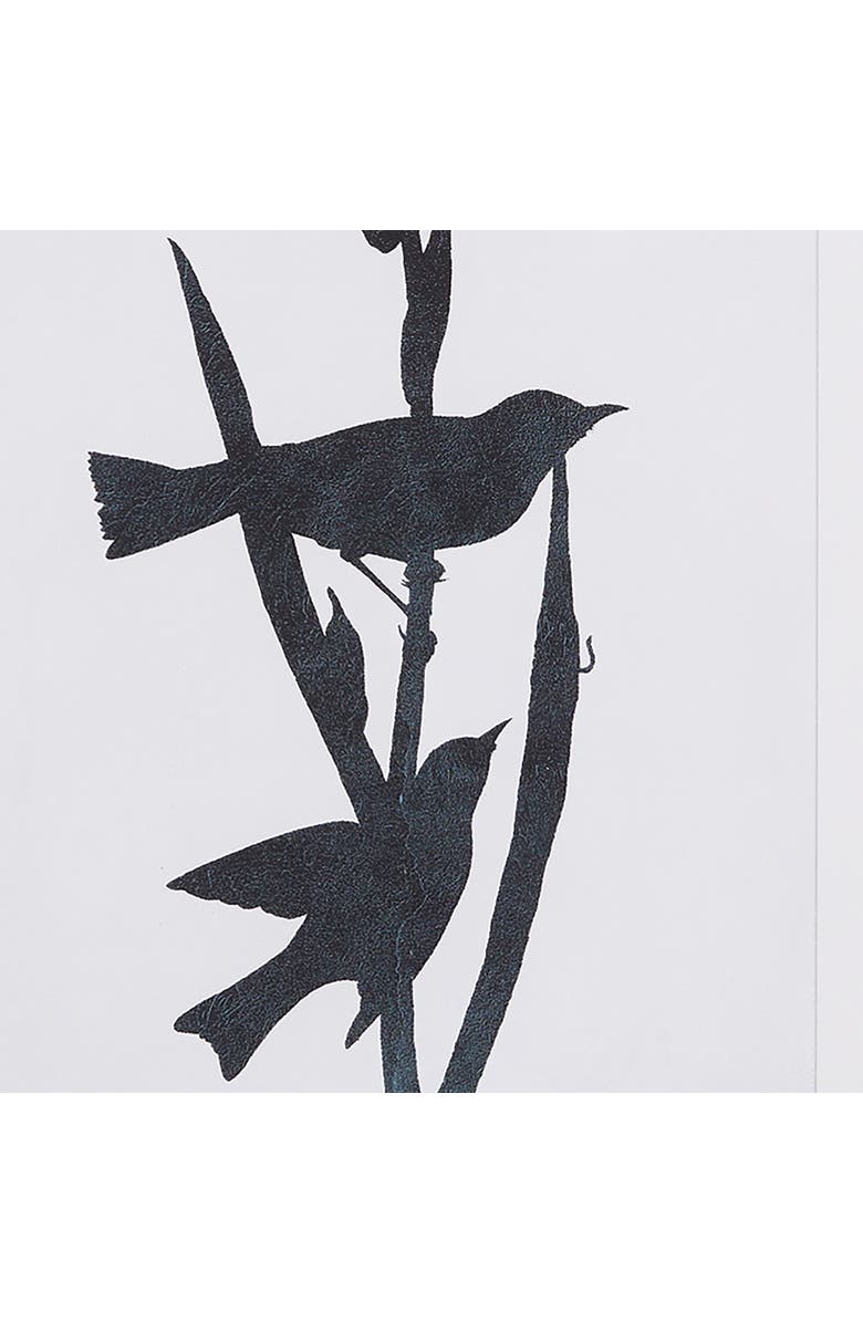 Napa Home & Garden Bird Silhouette Prints Set of 4, Alternate, color, Black